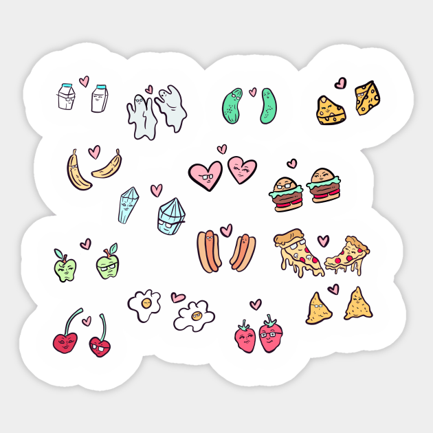 Foodie lovers Sticker by Sasha Banana 